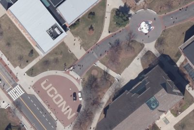 2023 Aerial of UConn campus